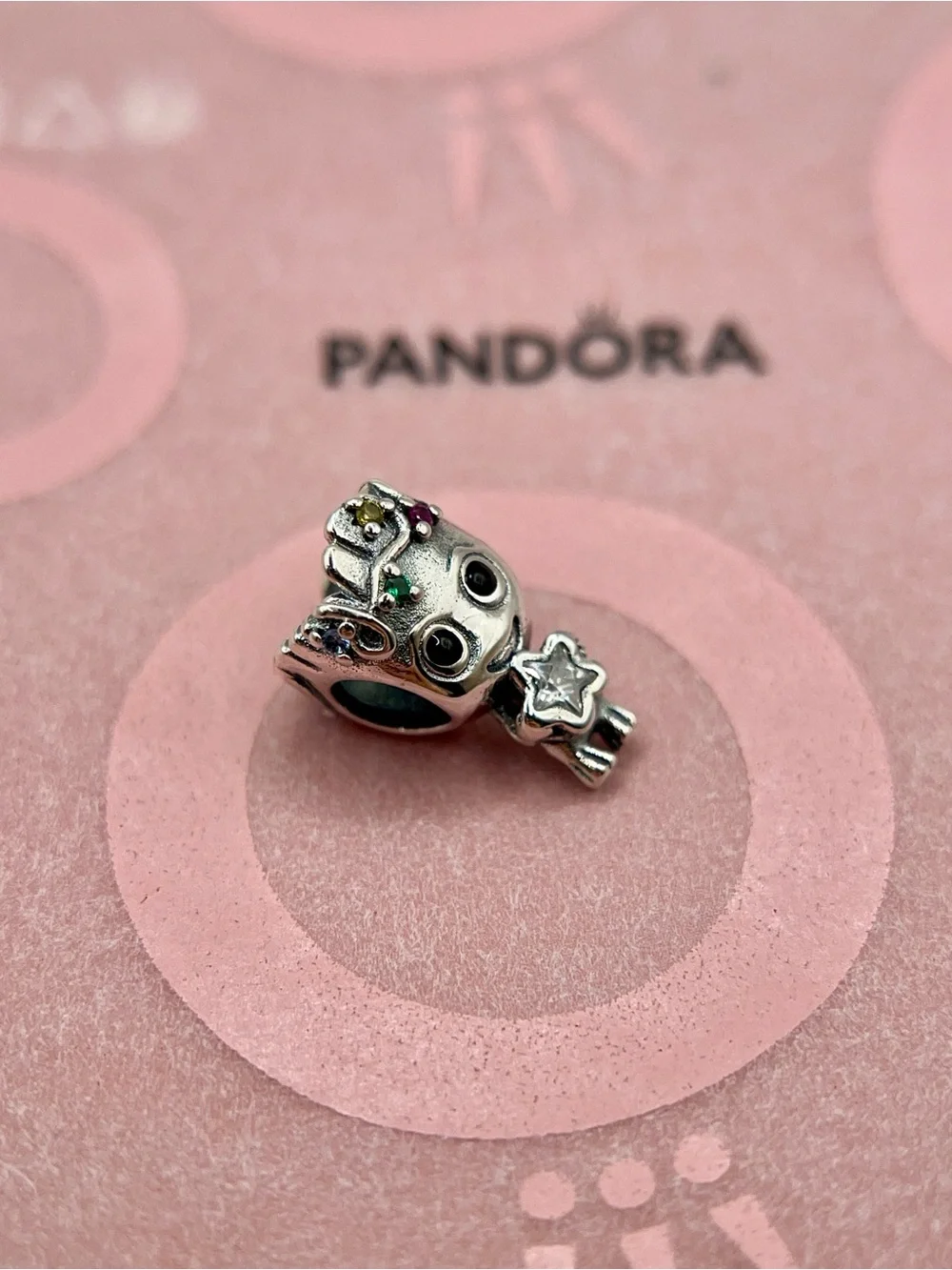 Pandora Marvel Guardians of the Galaxy Holiday Groot Star Charm